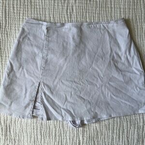 L.A hearts white mini skirt